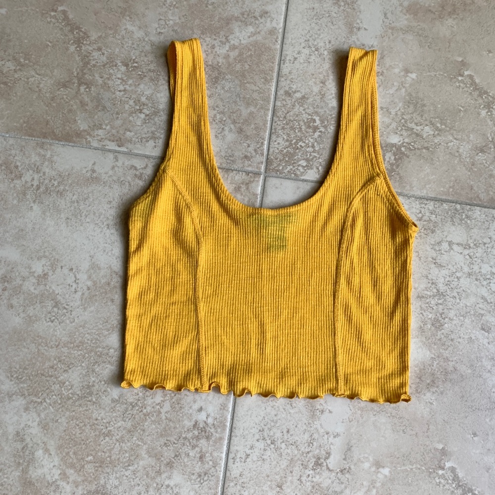 Ribbed Crop Tank